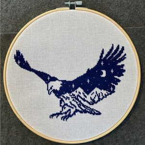 Constellation Eagle Cross Stitch